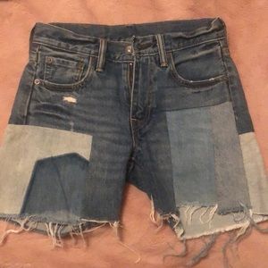 Vintage Levi patch shorts